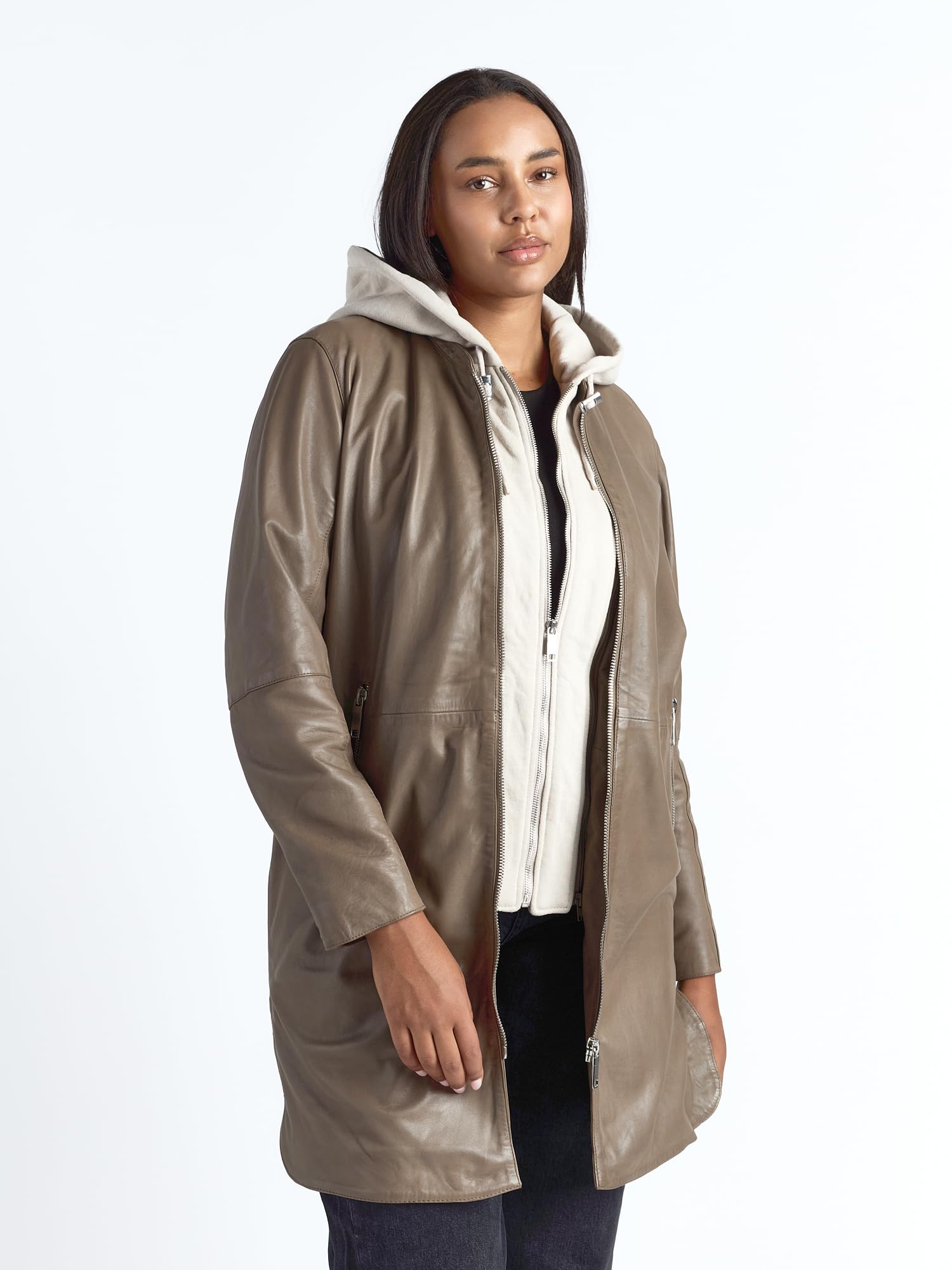 MAZE Damen Ledermantel 42021316
