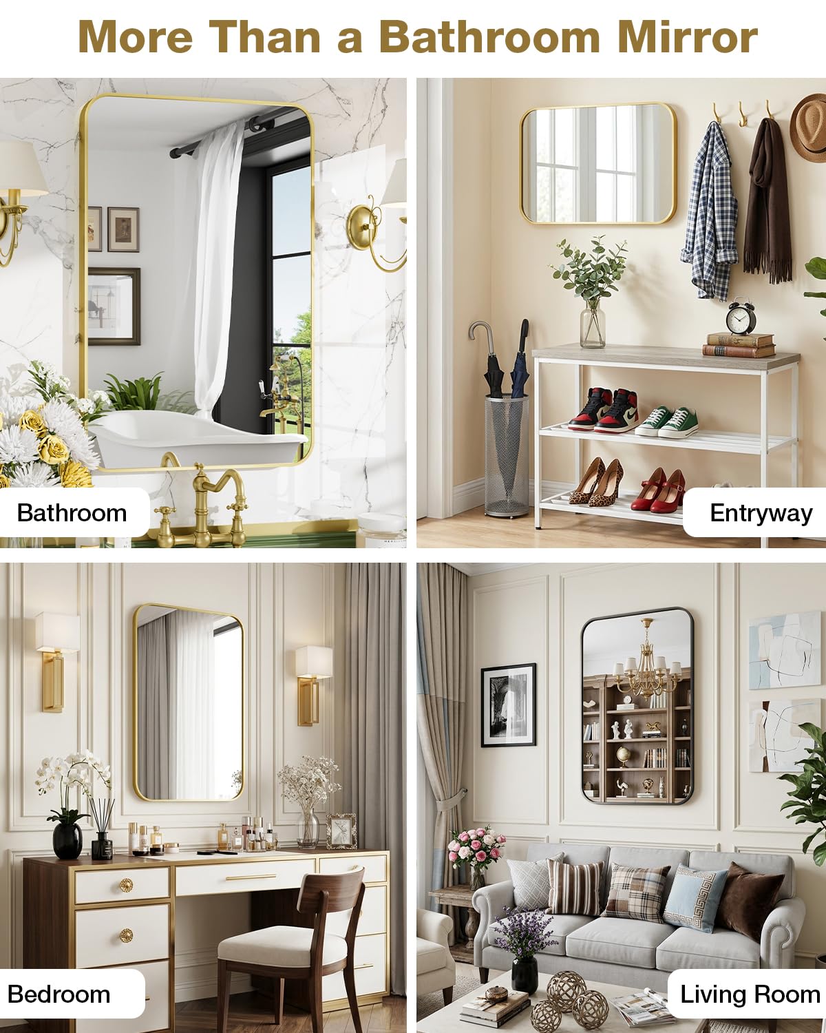 What Size Mirror Over a Vanity? A Sizing Guide (2026) 1 Product photo