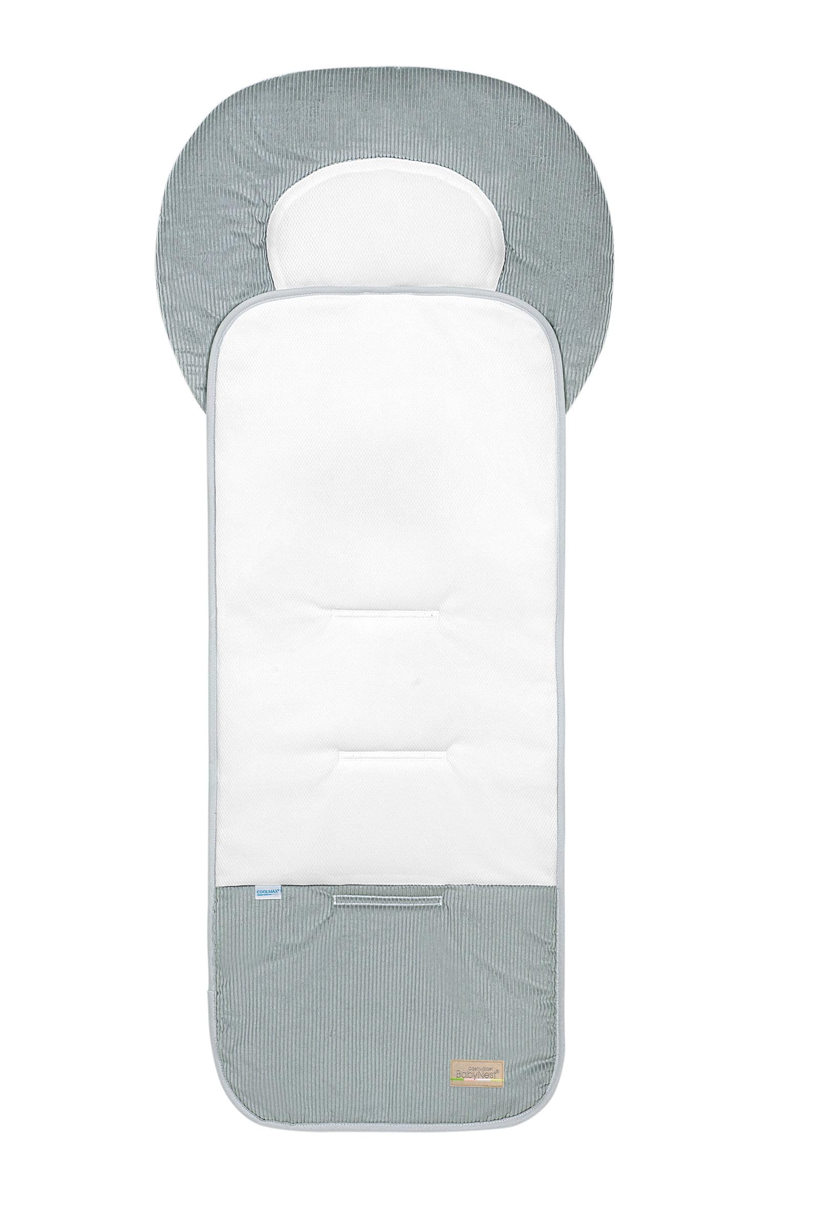 Odenwälder BabyNest Babycool-Auflage Kinderwagen Sitzauflage waschbar atmungsaktiv Sommer Winter