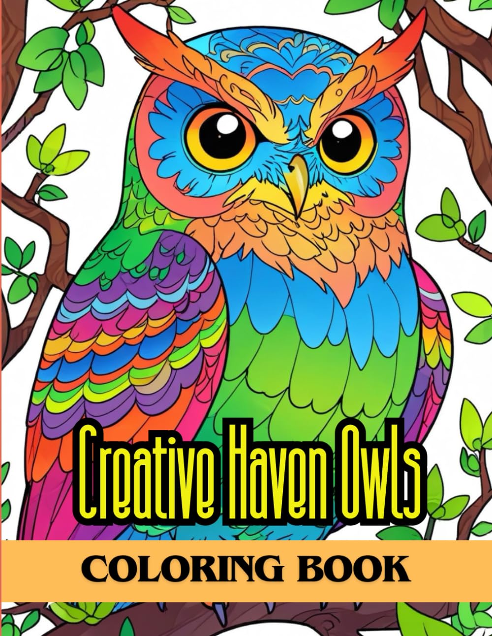 Creative Haven Owls Coloring Book