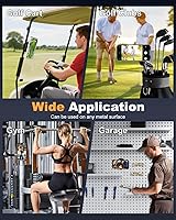 Vista 9 de Soporte magnético para carrito de golf con imanes fuertes y correa de seguridad, doble protección, apto para Magsafe iPhone/Galaxy/Google Pixel