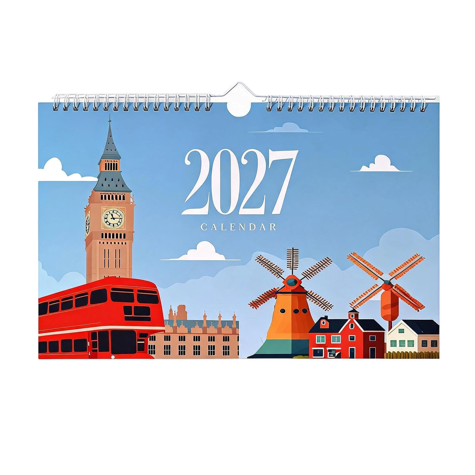 Paint by Numbers Calendar 2027 for Adults, Desk Calendar 2027