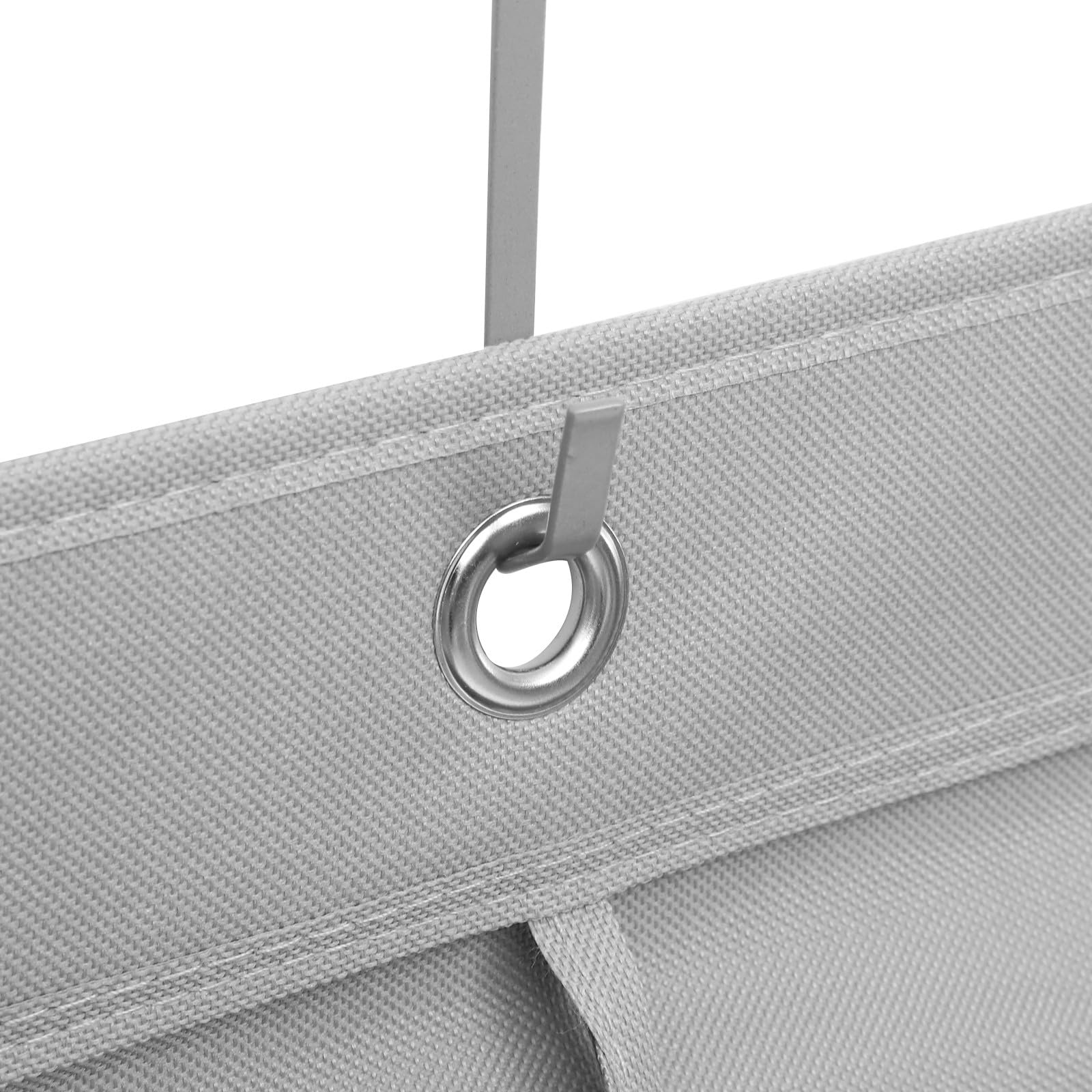 Pochette De Rangement Murale Multifonction en Tissu Oxford Gris 9 Cases, Organisateur De Porte Suspendu à Trois Couches, Stockage Pratique pour Chambre, Salle De Bain Et Placard