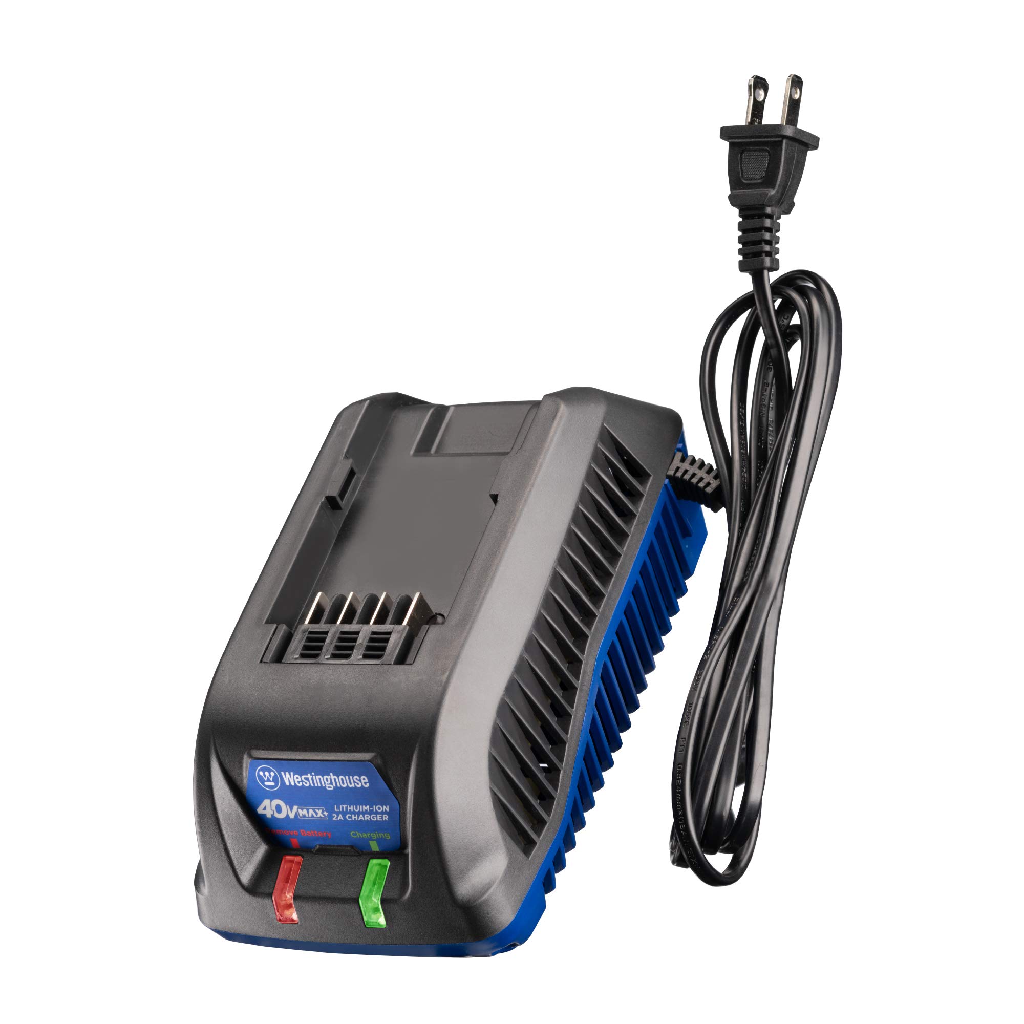 Westinghouse Outdoor Power Equipment 4BC 40V Rapid Battery Charger for 40VMAX+ Cordless Tools (Battery Not Included), Blue