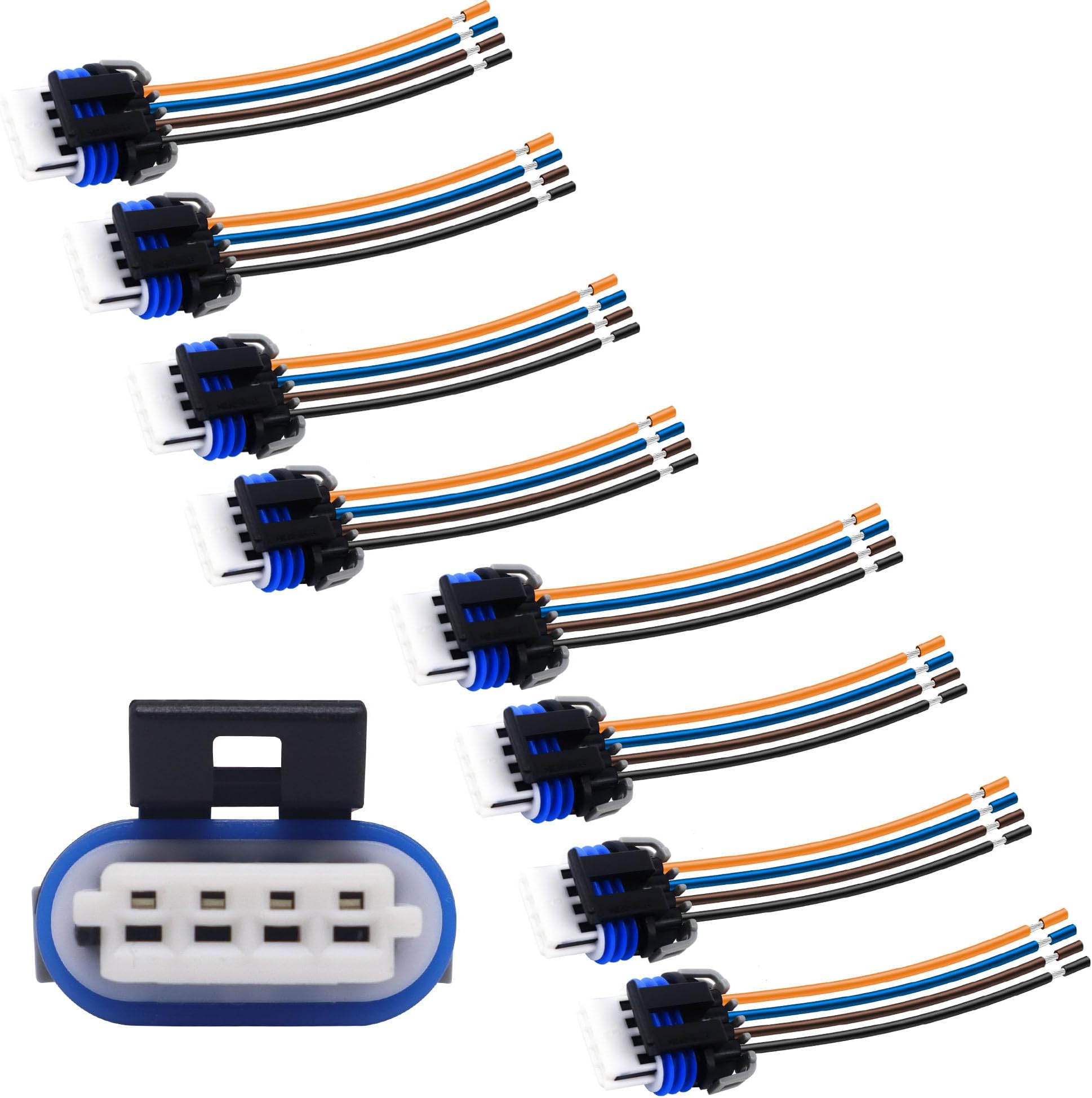 HiSport Set 8 Ignition Coil Connector Wiring Pigtail