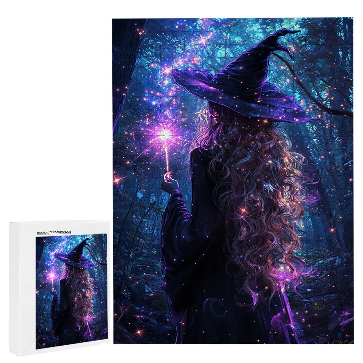 1000 sztuk puzzli, czarownice 1000 sztuk puzzli dla dorosłych, prezent rocznicowy, prezent świąteczny, dekoracja domu, zapobieganie degeneracji mózgu u osób starszych v-830