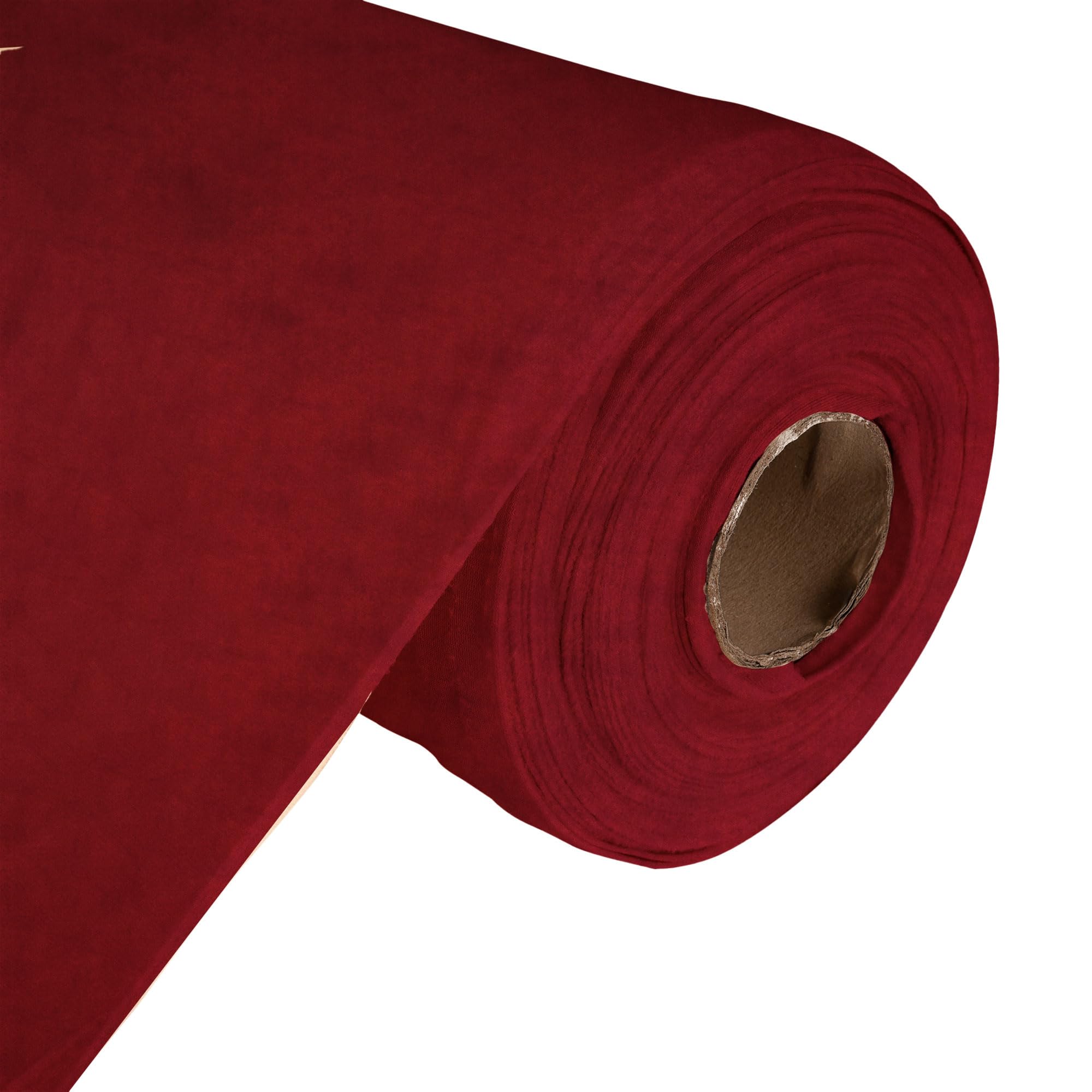 Luxury Plush Velvet Fabric - 60 Inch Wide - Perfect for Upholstery, Chairs, Sofa Coverings, Curtain and Blind Material Durable Velvet Upholstery Fabric, Home Decor (Red, 5 Metre) — image 1