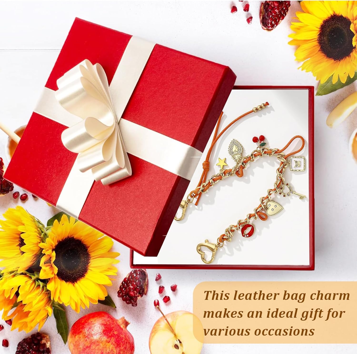 Hand Weaving Bag Charms for Handbags,Bag Charm Chain,Purse Keychain,Purse Charms, keychains for Women - Image 7