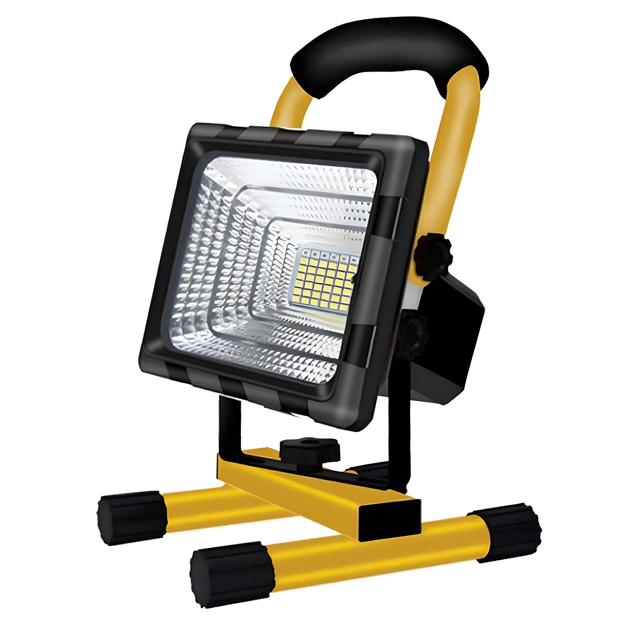 Luces de trabajo LED, reflectores recargables por USB con impermeabilidad IP65, luz de emergencia para trabajos al aire libre, construcción, camping, taller, viajes y senderismo Smart mode: 12–38 h