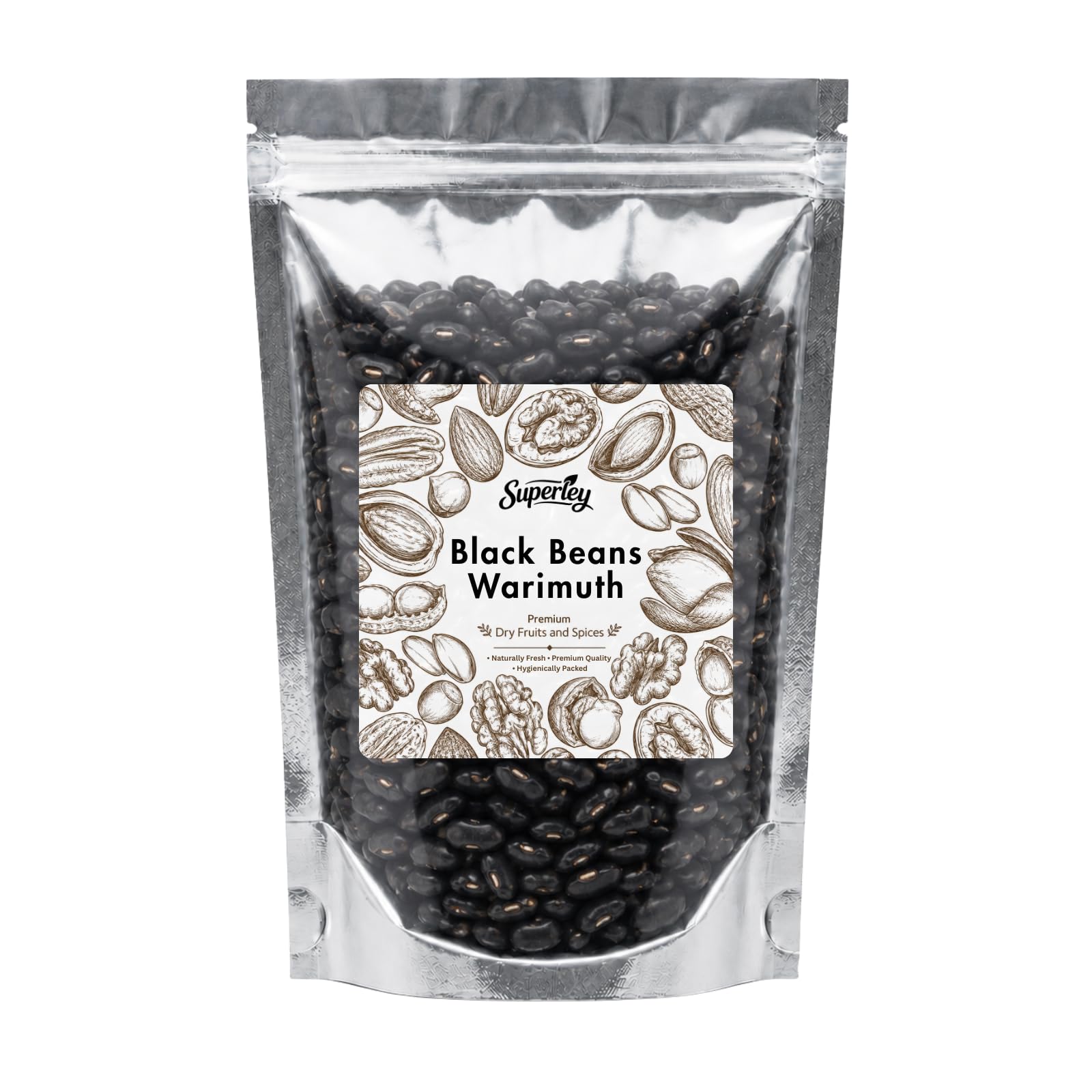 Superley Dried Black Beans 400g Kala Bean for Cooking, Protein and Fibre Rich Pulse for Soups Salads Curries and Mexican Recipes, Vegan Plant Based Food-image-13