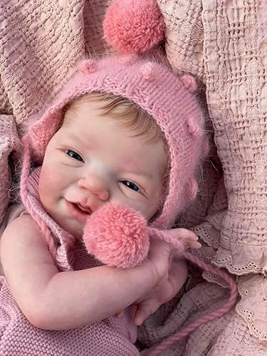 iCradle Muñeca de bebé recién nacida de 20 pulgadas, 19.7 in, de silicona, realista, para edades de 3 años en adelante