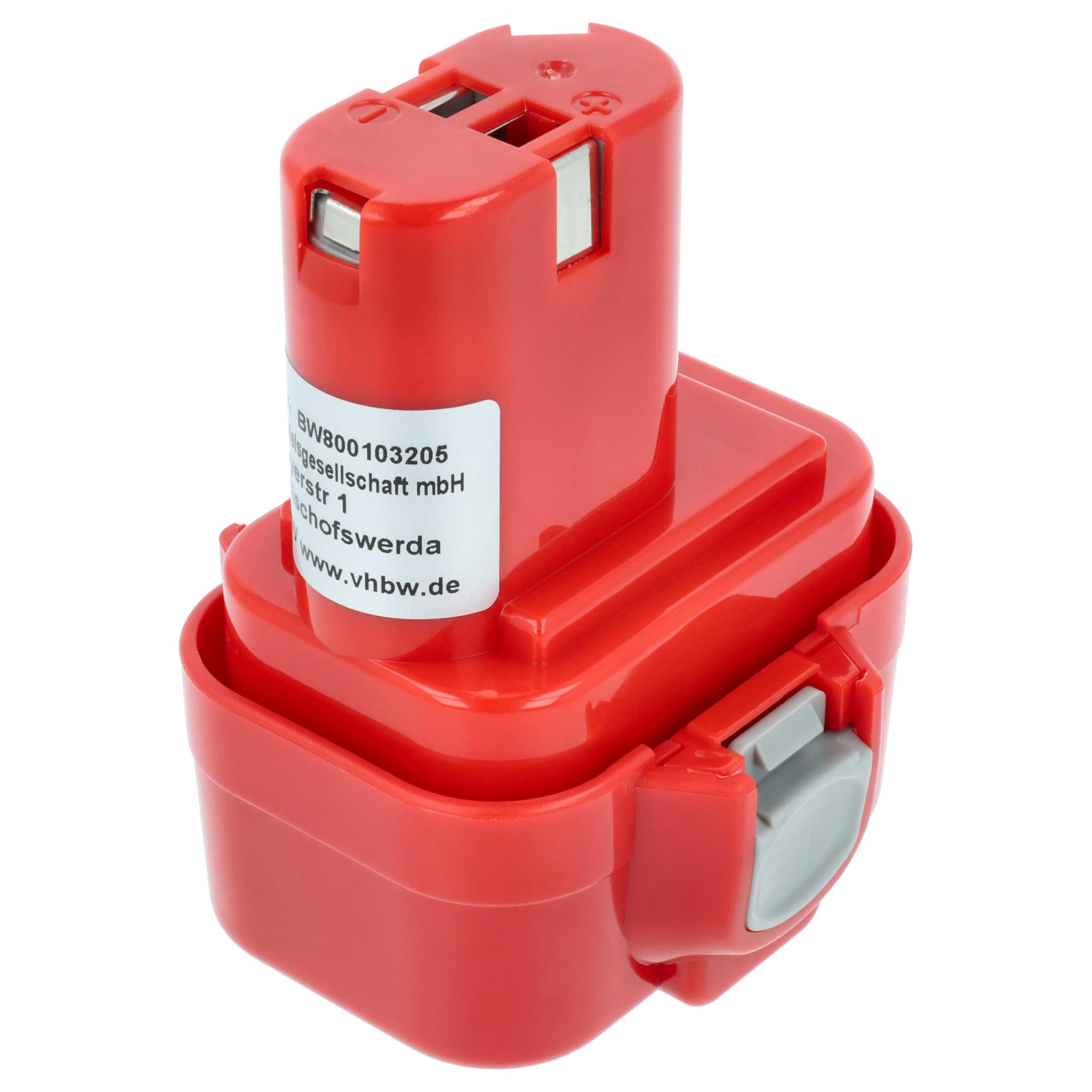 vhbw 3x batteria compatibile con Makita 6796FD, 6797D, 6791DW, 6792DW, 6706DWA, 6791D, 6793D, 6794D, 6796D utensile elettrico (3000 mAh, NiMH, 9,6 V)