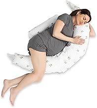 Koala Babycare XXL Pregnancy Pillow for Sleeping 2 in 1 Removable – Hypoallergenic and Ergonomic Nursing Pillow – Outer Cover 100% Cotton