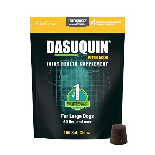 Nutramax Dasuquin for Large Dogs, Joint Health Supplement, Contains Glucosamine for Dogs, Plus Chondroitin, ASU, MSM and More, Supports Healthy Joints, Soft Chews, 150 Count