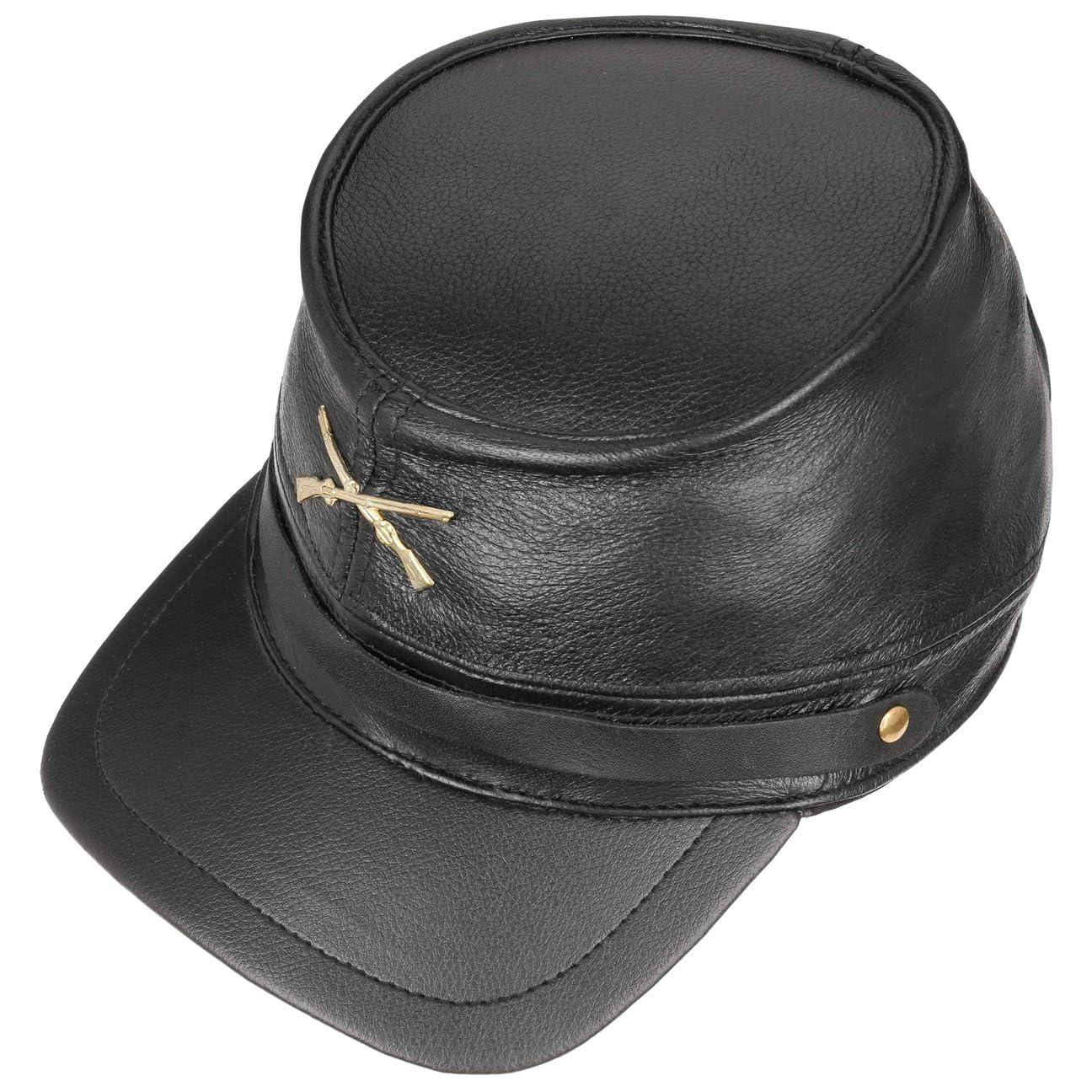 Cappello Guerra Civile in Pelle Berretto Regolabile