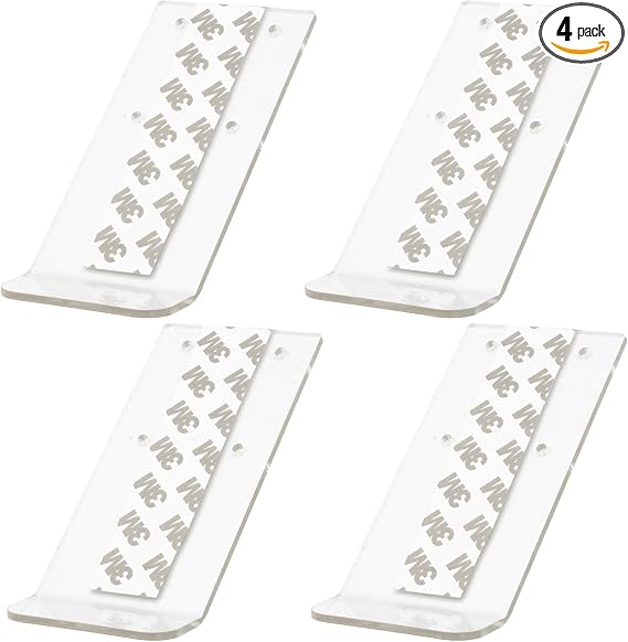 ToeIn - Hands Free Cabinet Door Solution - Adhesive Toe Foot Pull - 4 Pack
