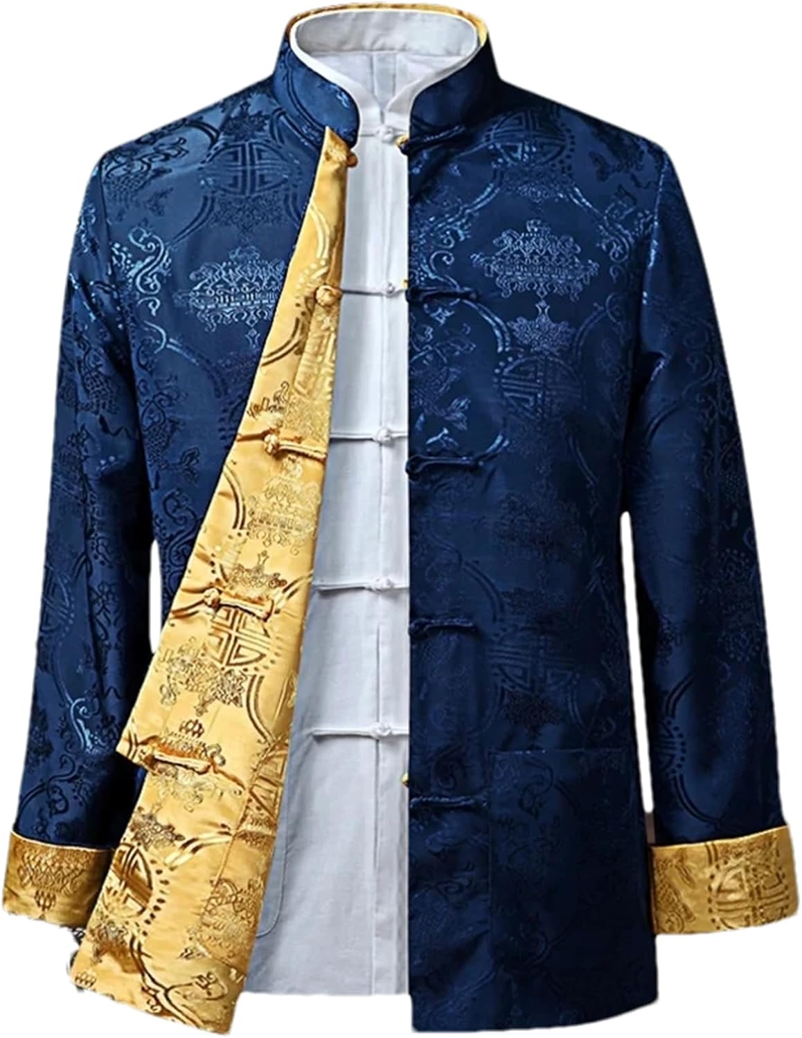 Men Chinese Dragon Shirt Kung Fu Coats China Year Tang Suit Traditional Clothing For Men Jackets Hanfu Men Clothing