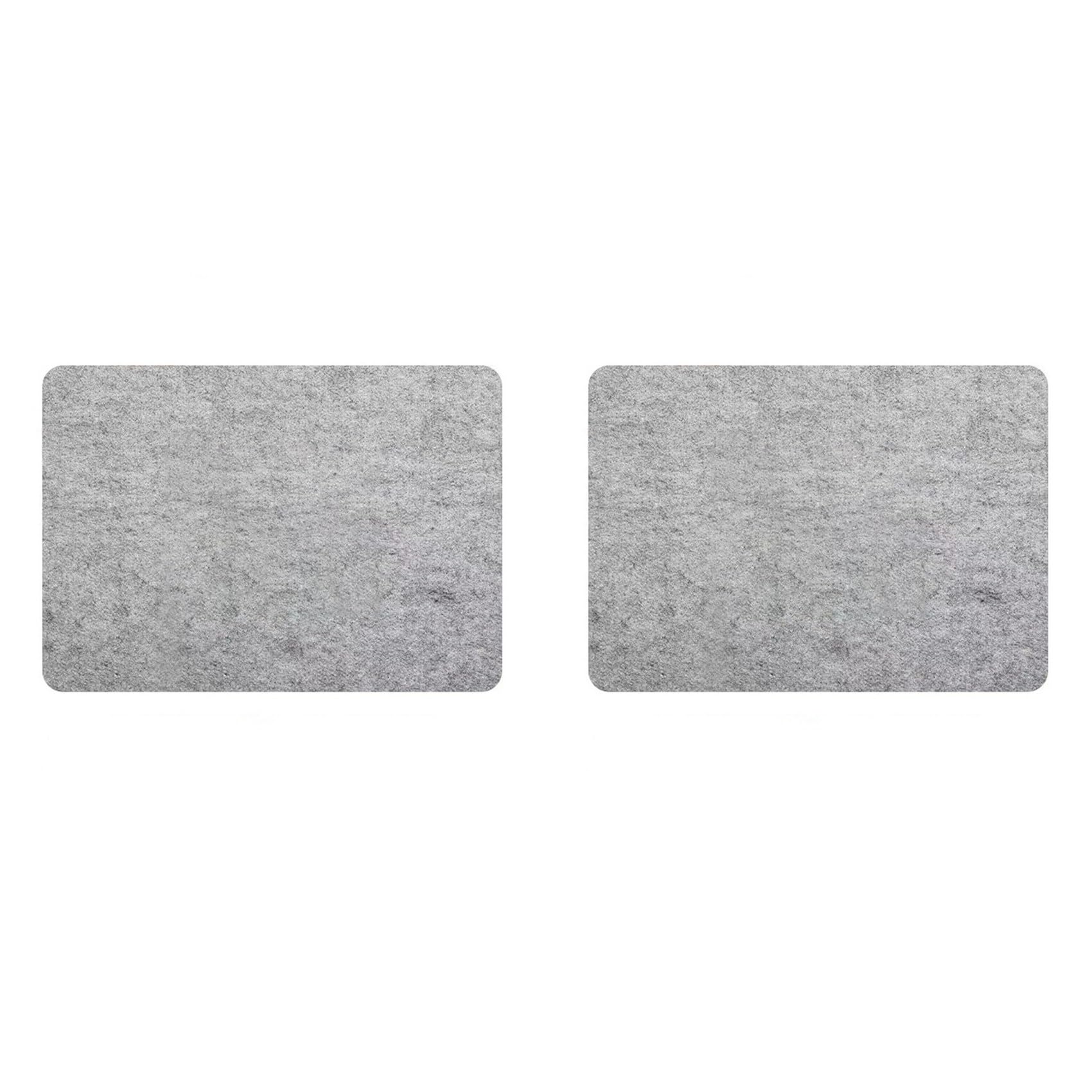 Hndhbfgrt 2pcs 17 Inch X 13.5 Inch Wool Pressing Mat Felted Wool Ironing Mat Pad Blanket for Quilter, Sewing, Quilting Supplies