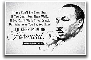 JSC455 Keep Moving Forward Poster | Martin Luther King Jr Quote Poster