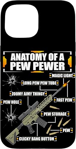 Miniatura 10 de iPhone 1212 Pro Anatomía de un Pew Pewer - 2 enmienda - Funny Gun Meme - 2A Case