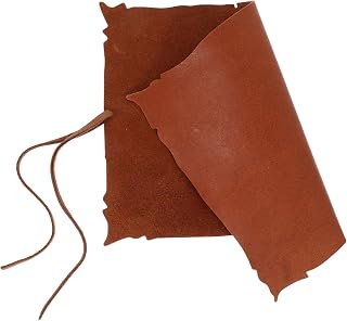 Blank Art Scroll Cosplay Prop for Escape Rooms, Vintage Brown