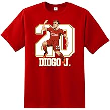 Snapit Diogo Jota 20 T-Shirt, Retro Tribute Soccer Fan Tshirt, Liverpool Fan Shirt, Football 1996-2025 Tribute Unisex Top 100% Cotton Gift for Men, Women and Kids