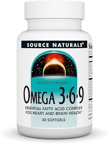 Miniatura 6 de Source Naturals Omega 3-6-9, Complejo de ácidos grasos esenciales para la salud cardíaca y cerebral - 120 cápsulas blandas