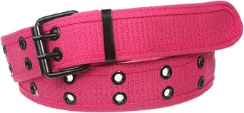 Beltiscool Double Hole Grommets Canvas Web Belt