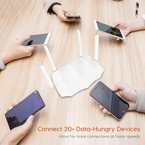 Miniatura 3 de Tenda Router WiFi inteligente AC1200  Router de Internet inalámbrico de doble banda  Modo AP  IPv6  WiFi de invitados y controles parentales  Varios