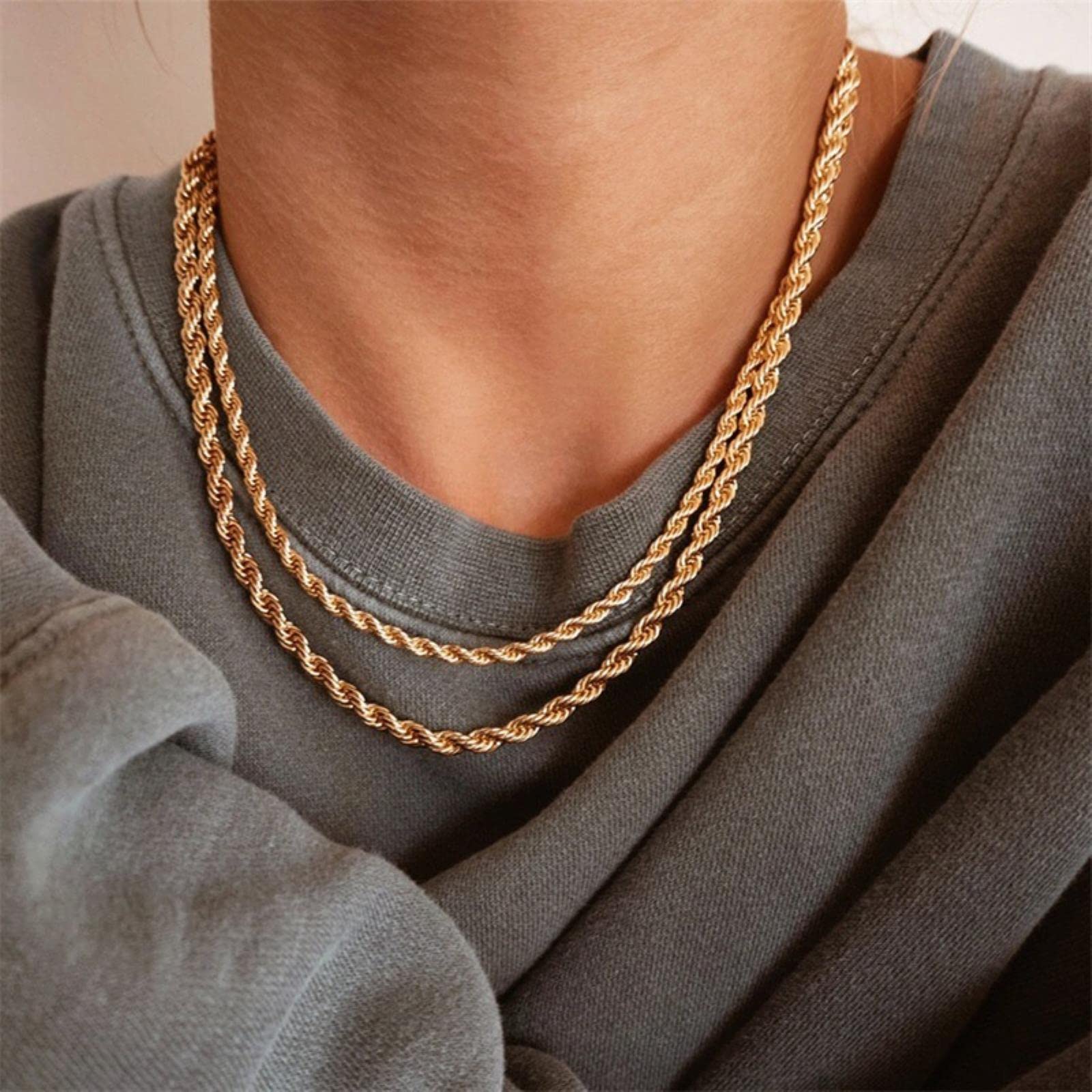 ROHEAFER Iced Out Miami, Cubaanse schakelketting voor heren, 14 mm, 18 karaat vergulde bling, diamanten ketting, armband, hiphop, sieraden voor heren en dames, Metaal, Zirkonia