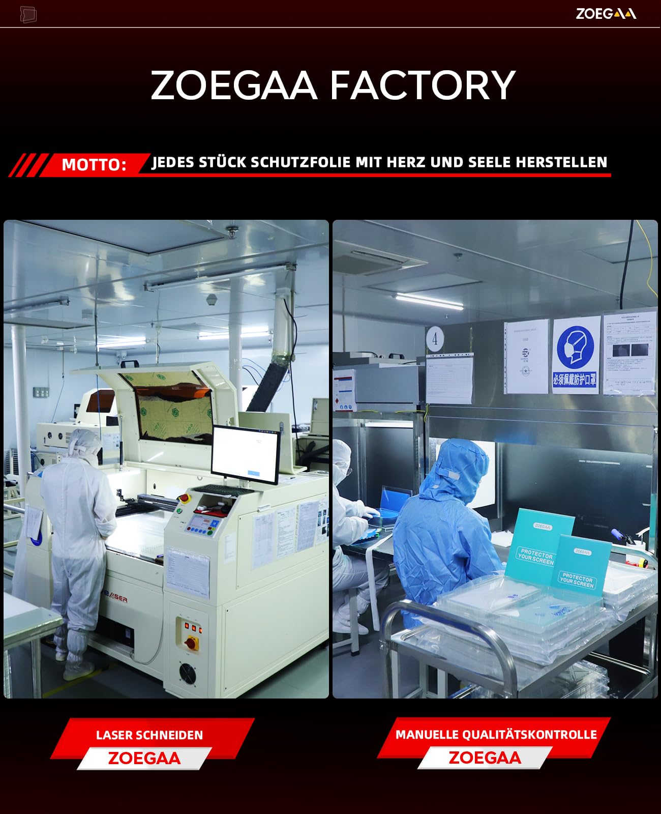 ZOEGAA 2 Stück Blickschutzfilter 24 Zoll Monitor 16:9 Entwickelt und Produziert Fabrik, Abnehmbar Sichtschutzfolie und Anti-Blaulicht Blickschutzfolie für HP Dell Acer Asus Samsung Lenovo