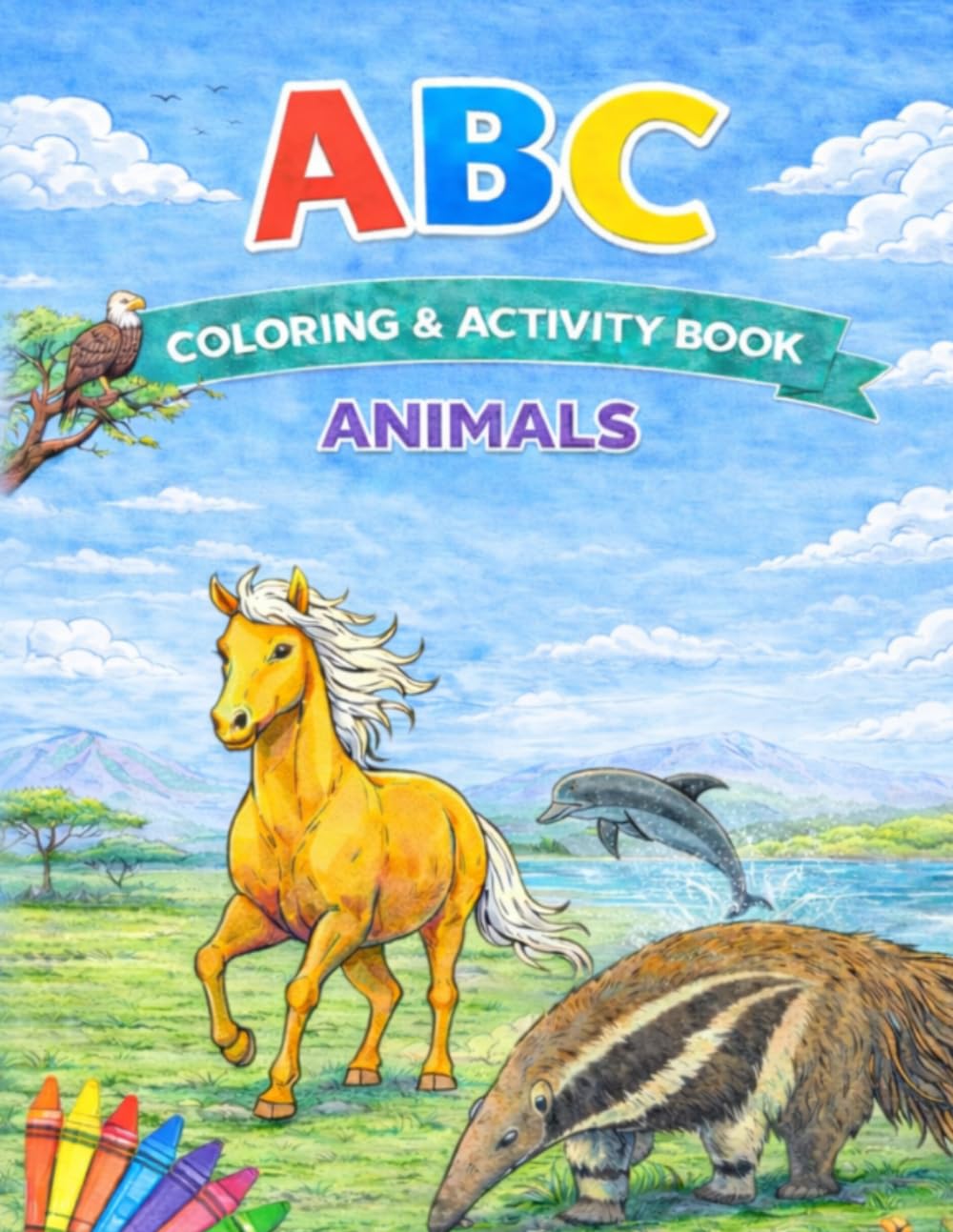 ABC COLORING & ACTIVITY BOOK: ANIMALS