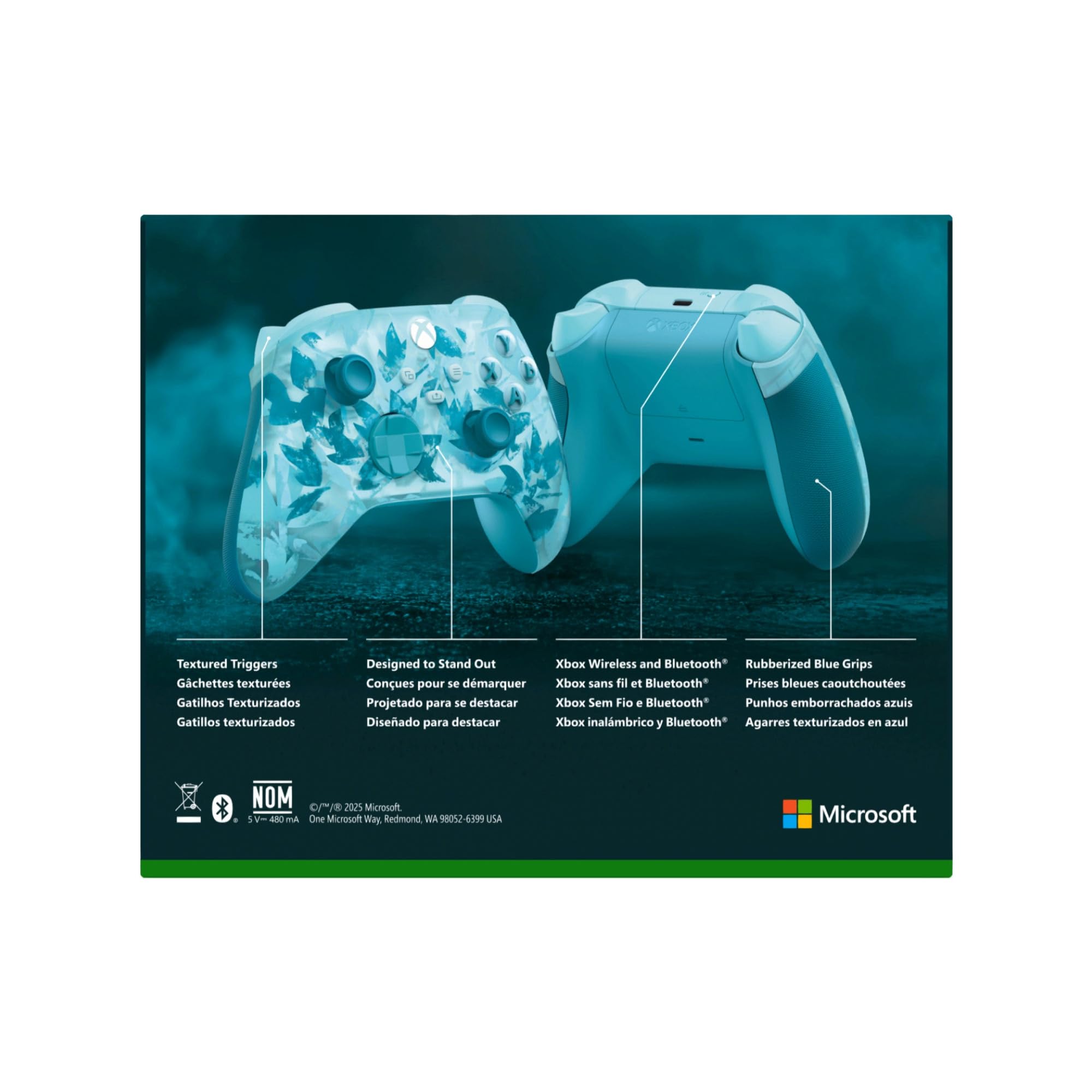Xbox Wireless Controller Ice Breaker Special Edition - Wireless & Bluetooth Connectivity - New Hybrid D-Pad - New Share Button - Featuring Textured Grip