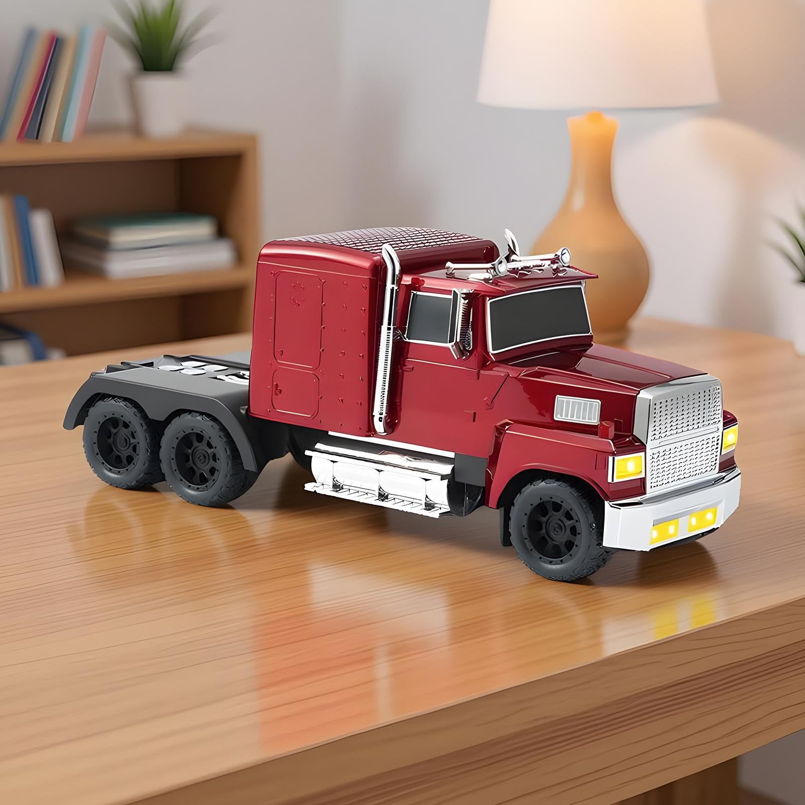 Altoparlanti da Tavolo Cassa a Forma di Camion con Microfono Integrato e | Altoparlante Senza Fili da Viaggio con LED e Radio FM Per Appassionati di Auto, Feste e Viaggio