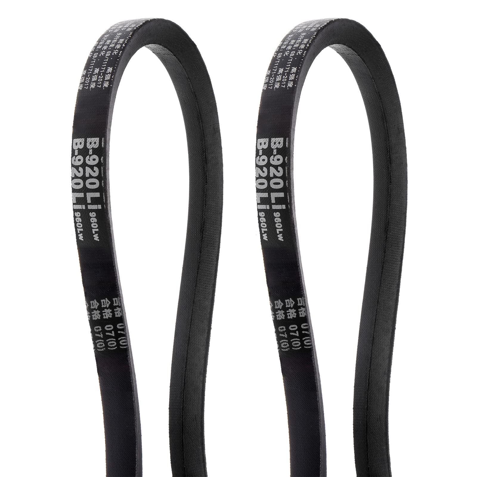 HARFINGTON 2pcs B-1080Li V-Belts Drive Belt 1080mm Inner Girth B Section Rubber for Power Transmission — Amazon image 7
