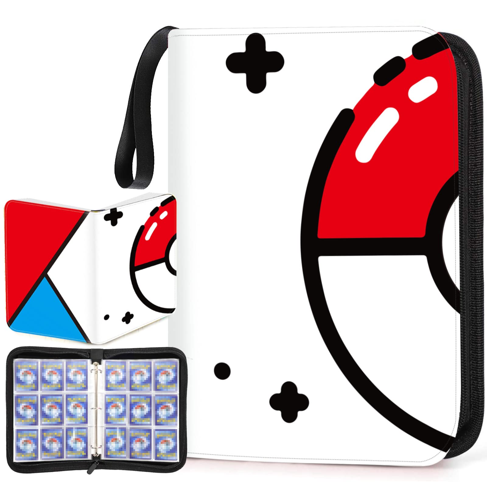 Amazon.com: Trading Card Binder with Sleeves,720 Pockets Zipper Binder Card  Holder Collectors Album Carrying Case with 40 Platinum 18-Pocket Sheets for  TCG Baseball and Football Cards Organizer : Toys & Games