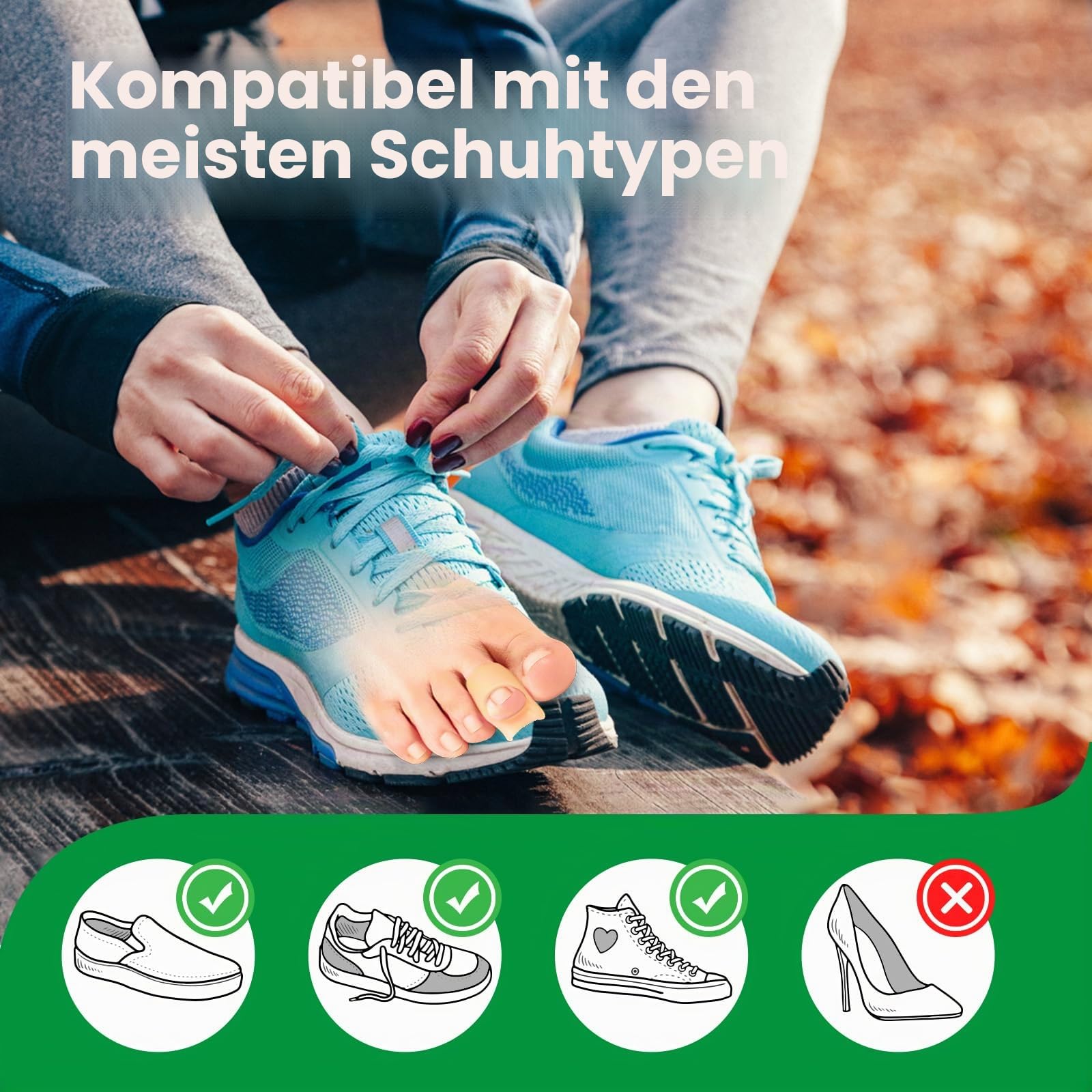 Bukihome Hammerzehen Korrektur, 6 Packs Gel Hammerzehen Schiene, Krallenzehen Korrektur, für Hammerzeh, Neuausrichtung von gebückten, schiefen, Krallenzehen (Hautfarbe, 3 Größen)
