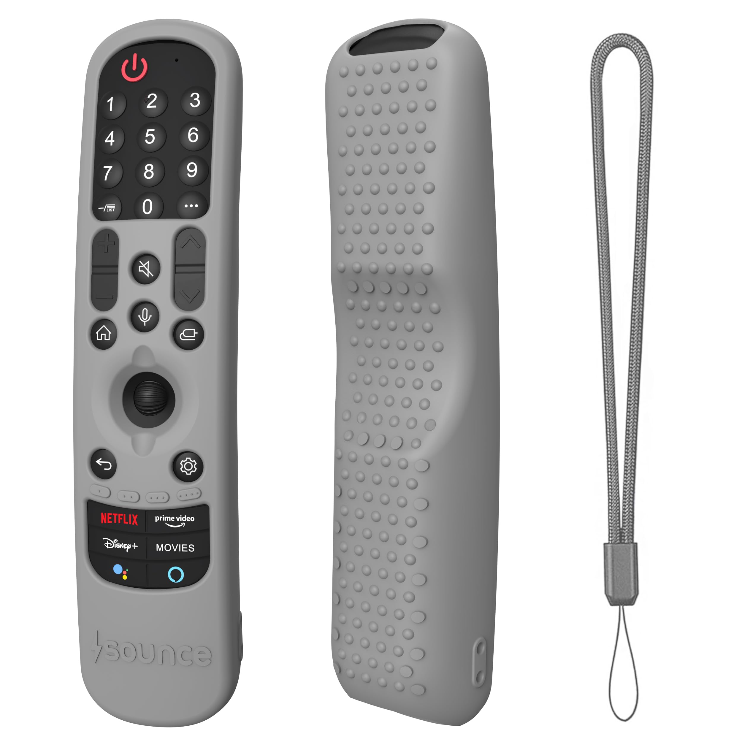 Sounce Sony Bravia RMF-TX910U Remote Cover Silicone Case, Grey — Amazon image 22