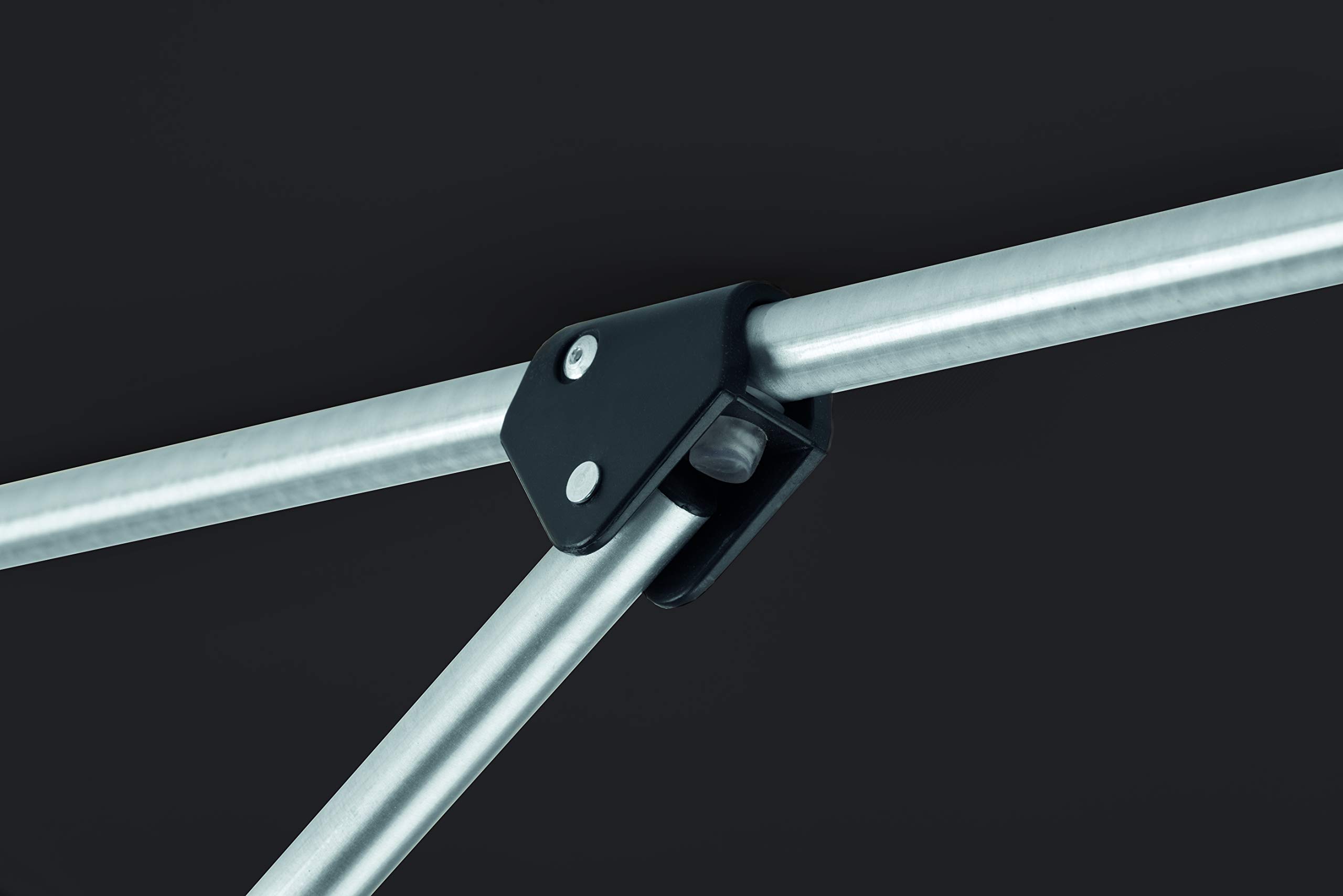 Schneider Sonnenschirm Venedig, anthrazit, 270 cm rund, 683-15, Gestell Aluminium, Bespannung Polyester, 4.9 kg