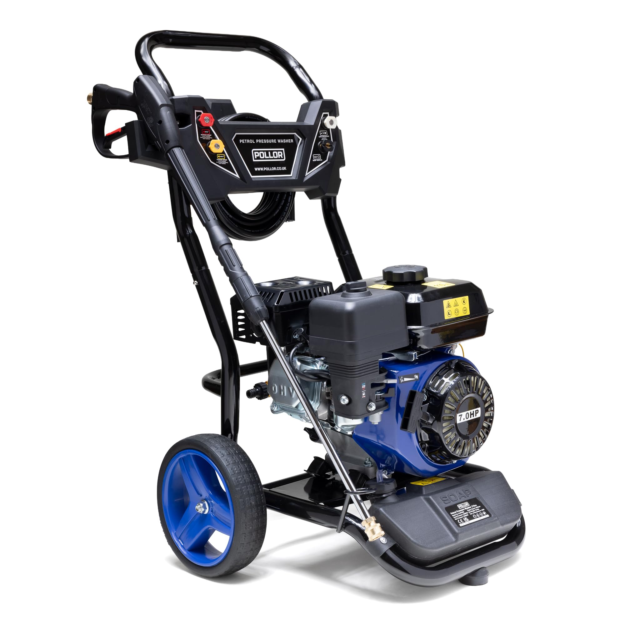 Nettoyeur haute pression à essence 7 HP 3950 PSI avec moteur 210 CC thermique