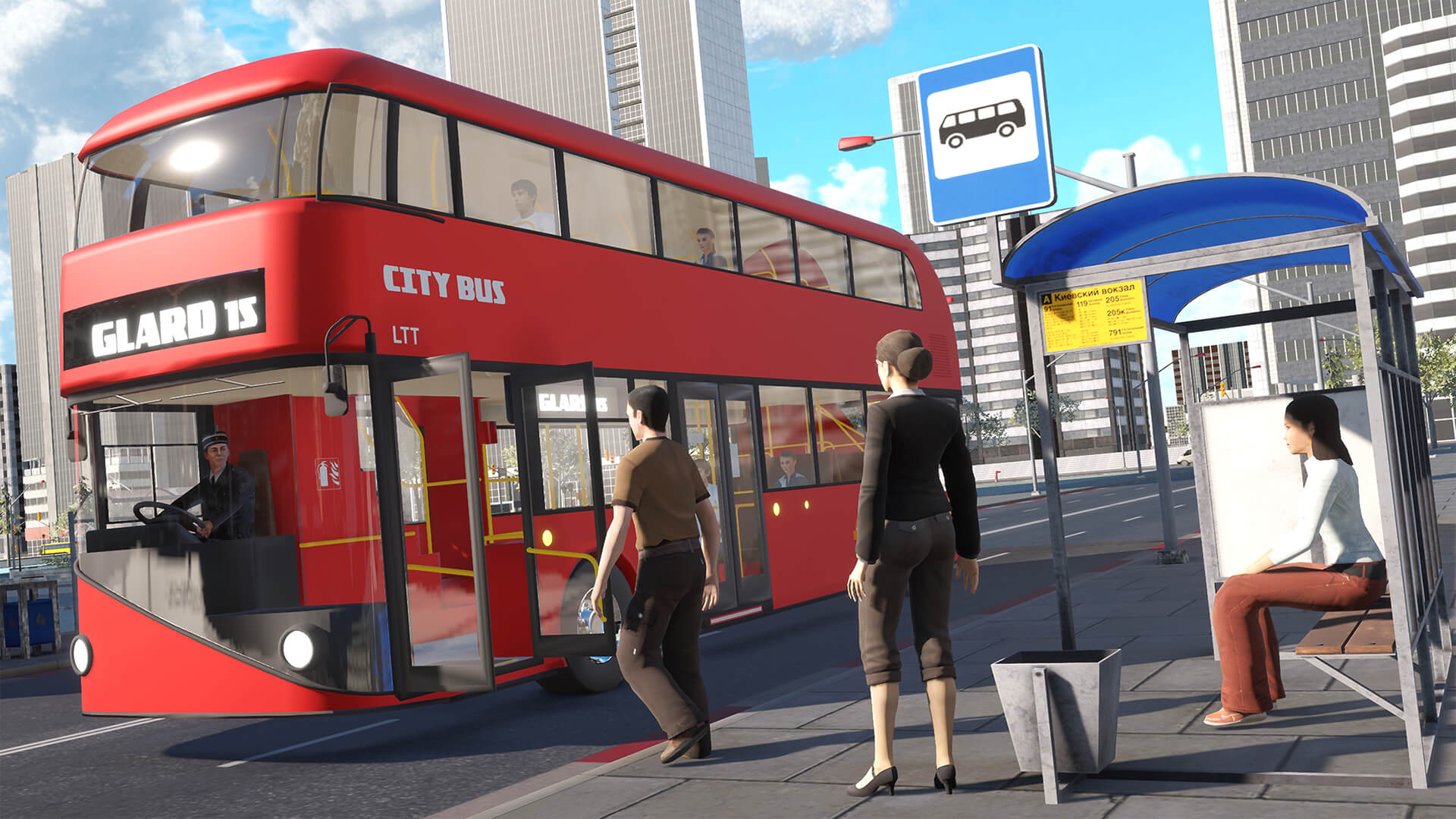 City Bus Simulator Coach Bus Driver Games 2023 Smart Bus Driving