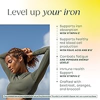 Vista 3 de MegaFood Blood Builder Minis, suplemento de hierro que se muestra para aumentar los niveles de hierro sin náuseas o estreñimiento, apoyo energético