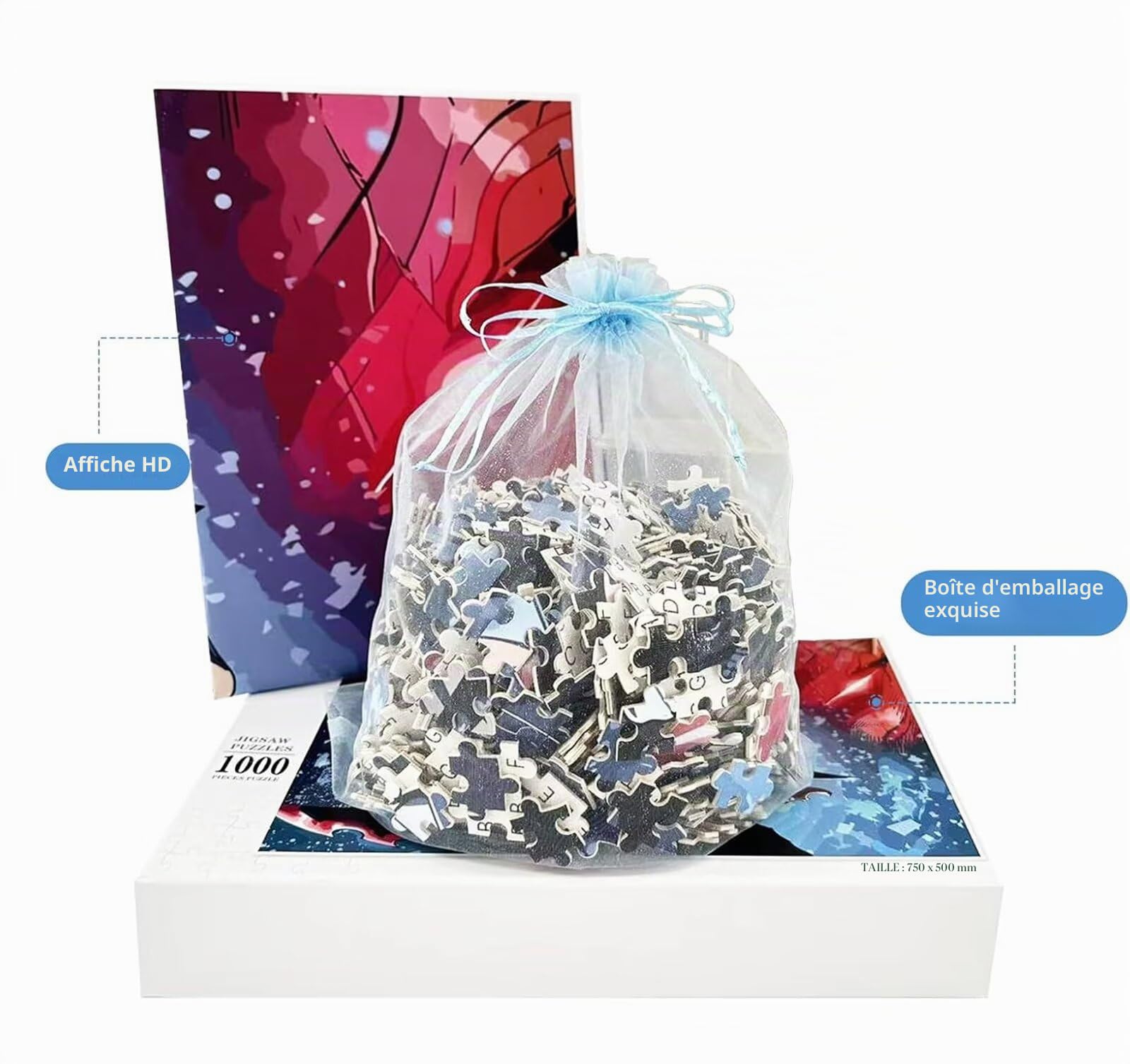 Puzzle 2000 Pièces pour Adultes Château Fantastique 100 x 70 cm Puzzles Classiques Jeux éducatif Défi Jouets Puzzle Difficile et Stimulant - Parfait pour Les Amateurs de Puzzles2000