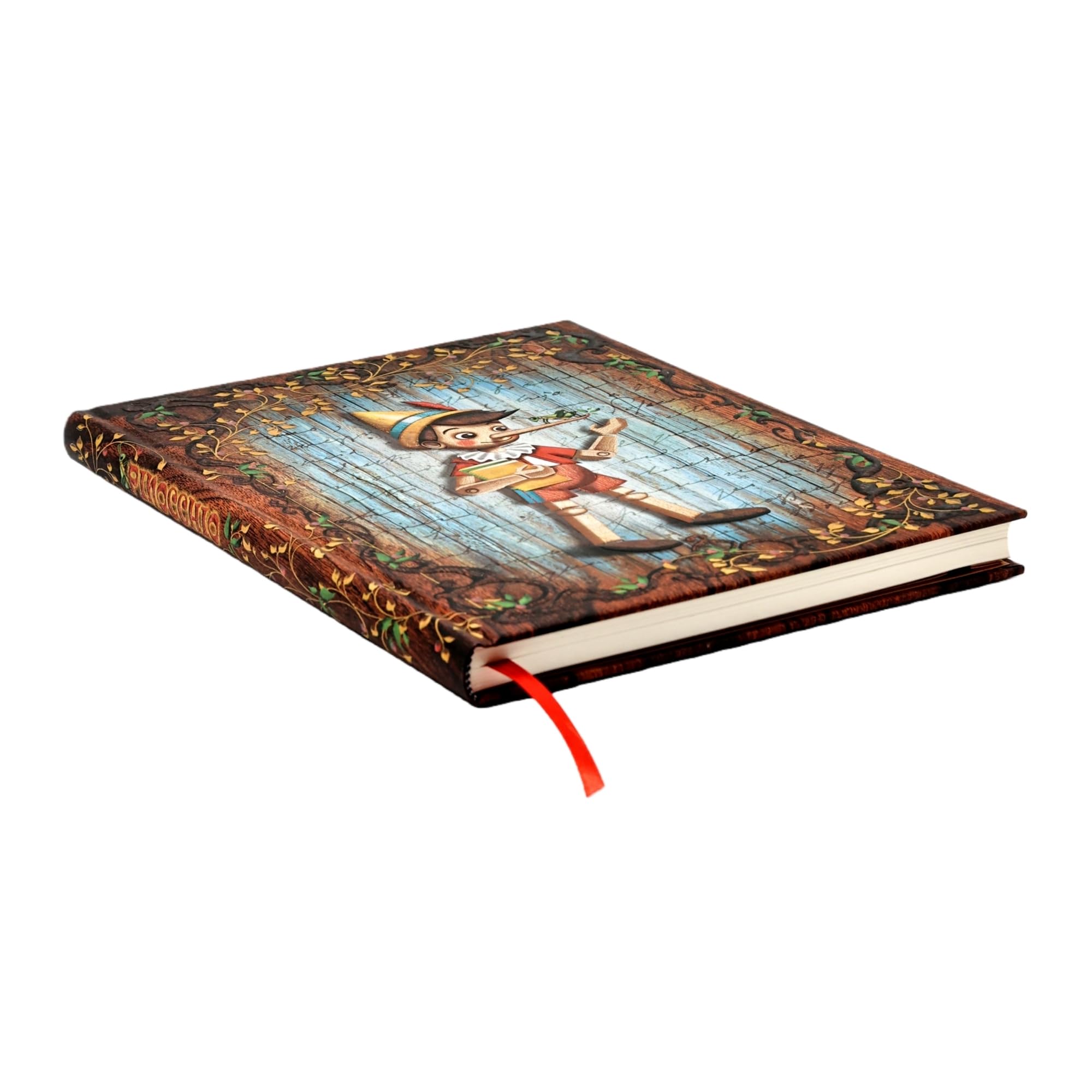 Carlo Collodi, Pinocchio (Fairy Tale Collection) Ultra Lined Hardcover Journal (Elastic Band Closure)