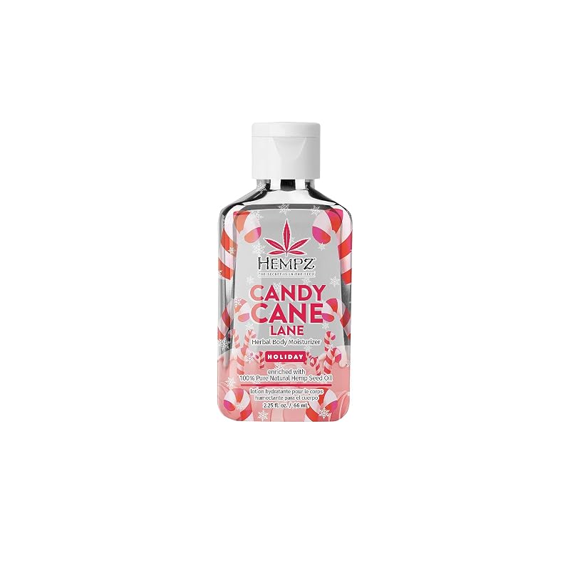 Hempz Loção Corporal Herbal Edição Limitada Peppermint Candy Cane, 66 mL