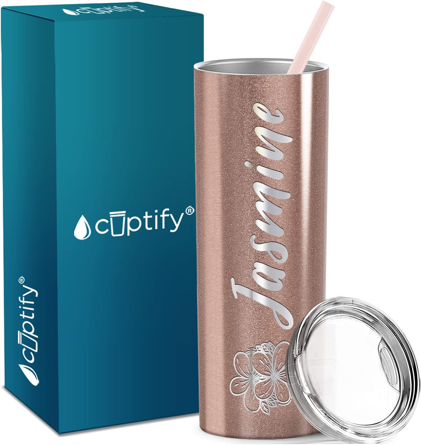 Onе-Dау Sаlе: Uр tо 80% оƒƒ Personalized Tumblers with Straw and Lid Laser Engraved Name on Rose Gold 20 oz Stainless Steel Skinny Custom Cups for Women, Mothers, Sisters and Best Friends Onе-Dау Sаlе: Uр tо 80% оƒƒ Personalized Tumblers with Straw and Lid Laser Engraved Name on Rose Gold 20 oz Stainless Steel Skinny Custom Cups for Women, Mothers, Sisters and Best Friends