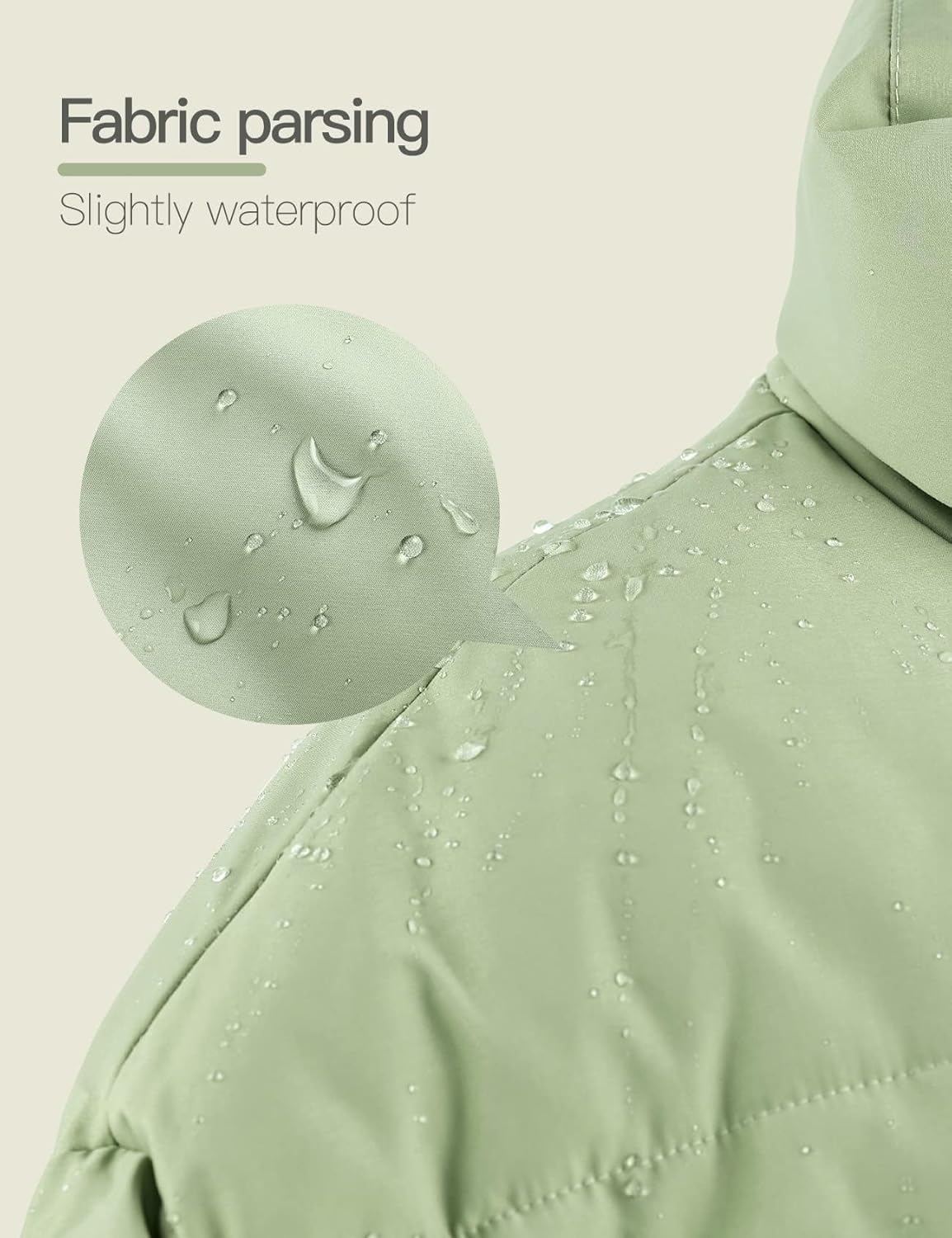 Gihuo Women’s Winter Cropped Puffer Jacket Coat Short Warm Quilted Jacket 2026 - Image 5