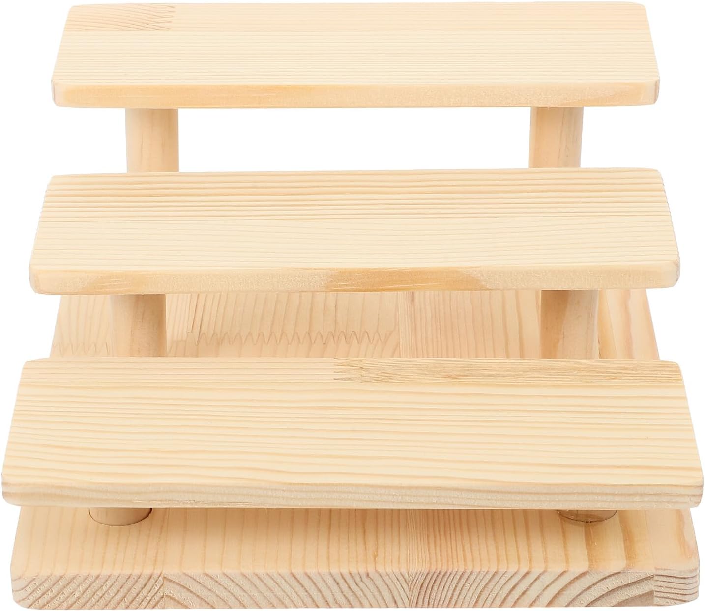 Wooden Sunglasses Holder Stand Eyeglass Display Rack with 3-tier Solid Wood Organizer for Desk Tabletop Eyewear Storage and Sunglass Display
