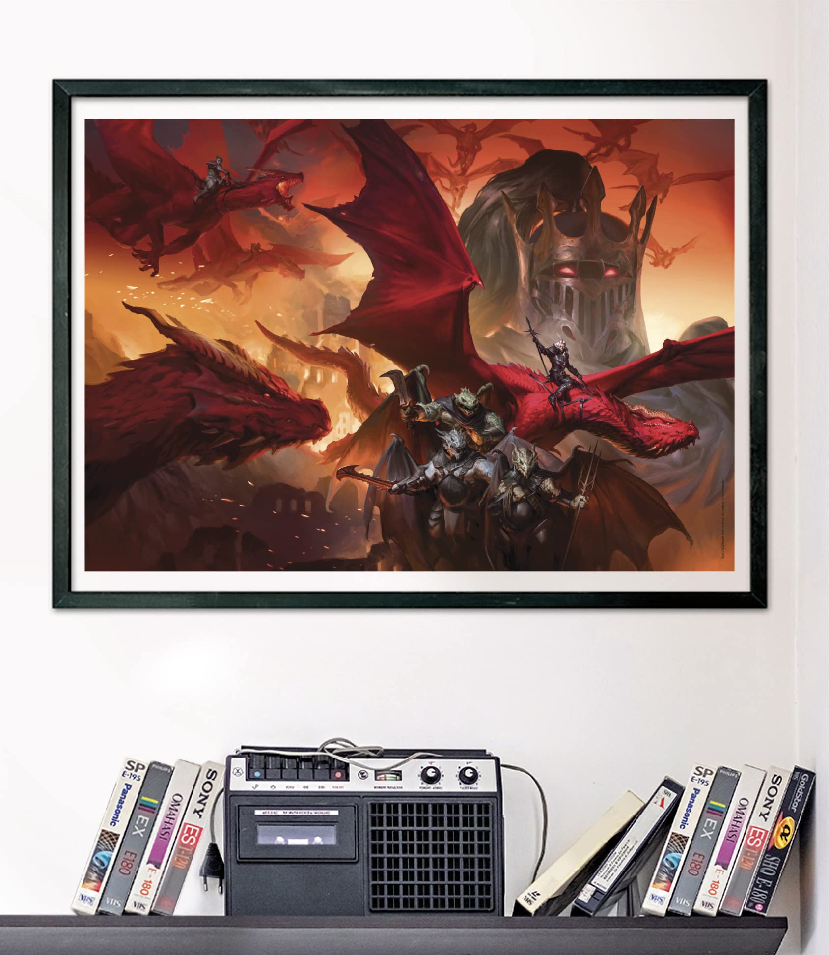 Clementoni 39733 – Dungeons & Dragons Puzzle, 1000 Teile, Made In Italy