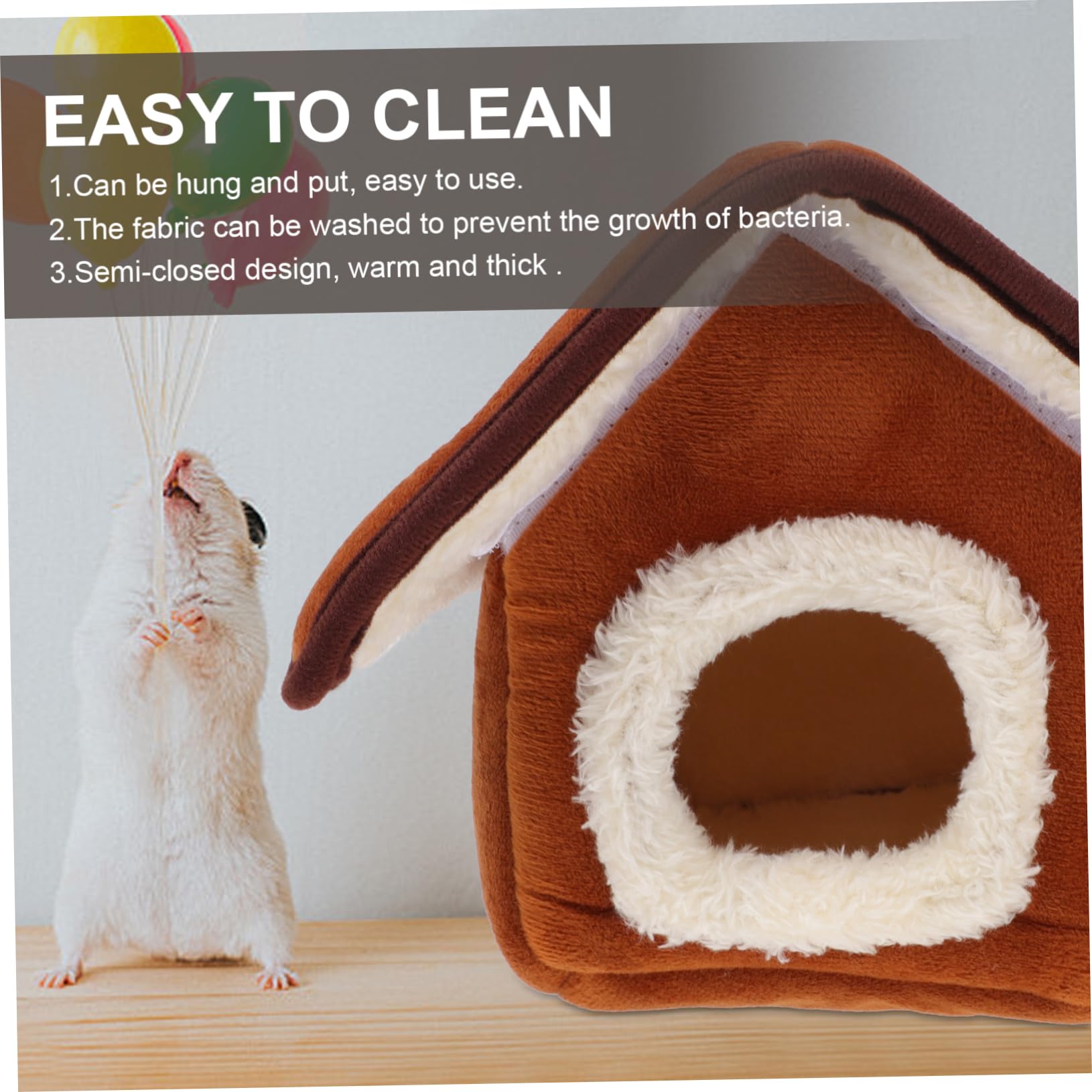 POPETPOP 3 STK Baumwollnest Für Kleine Haustiere Hängematte Nestbett Hamsterversteck Chinchilla-Bett Gewohnheit Hamster Hängematte Warmes Hamsternest Baumwolle Katzenbett Warm Halten